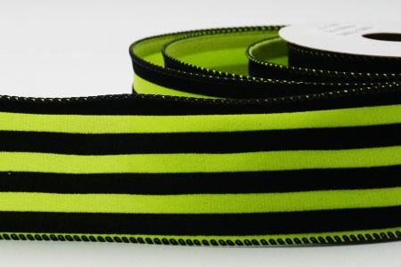 Striped Wired Ribbon_KF6690GC-15-53_Green